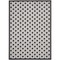 Homeroots 7 x 10 ft. Black White Gray Indoor & Outdoor Area Rug 385143 - alternate 1